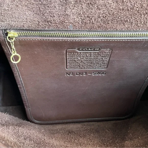 Coach Vintage Y2K Beekman Briefcase 5266 in Mahogany - Picture 7 of 12
